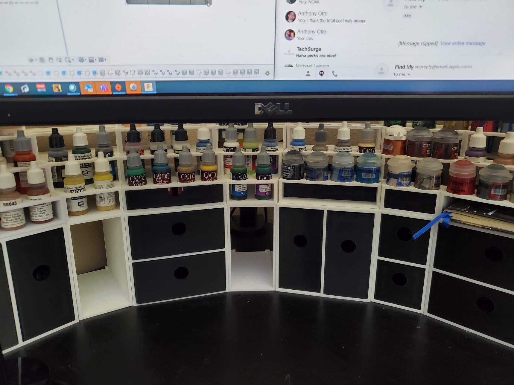 3D printable Paint Station Starter Set with UV curing station • made with  CR-10S Pro and CR-6SE・Cults