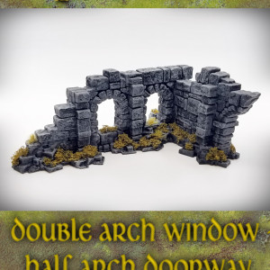 AR double arch window half arch doorway cover page