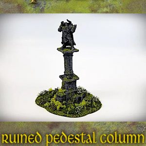 AR free ruined pedestal column cover page