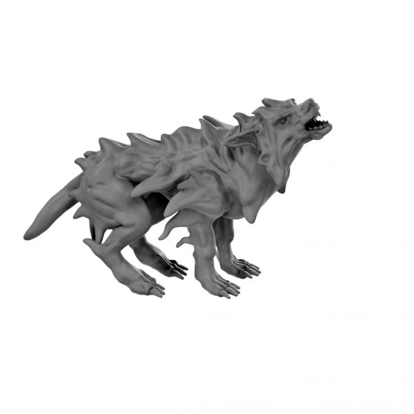 Wolf miniature from Mystic Pigeon Gaming