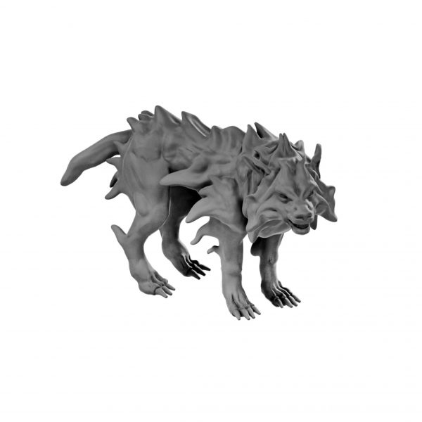 Blink dog resin miniature from Mystic Pigeon Gaming