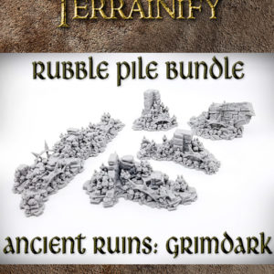 Grimdark rubble piles cover page