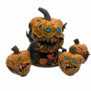 Small and Large Pumpkin Monsters Mystic Pigeon Gmaing (3)