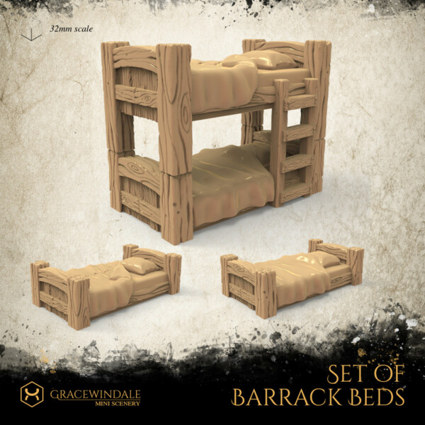 Set of Barracks beds by Gracewindale