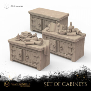 Set of Cabinets by Gracewindale