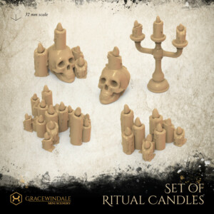 Set of Ritual Candles by Gracewindale