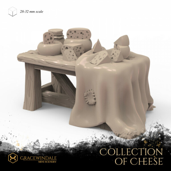 Collection of Cheeses by Gracewindale