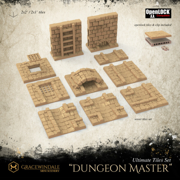 "Dungeon Master" Ultimate Tile Set by Gracewindale