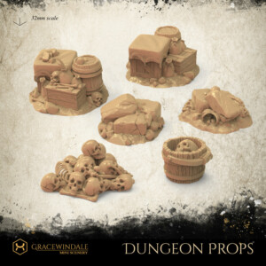Dungeon props by Gracewindale
