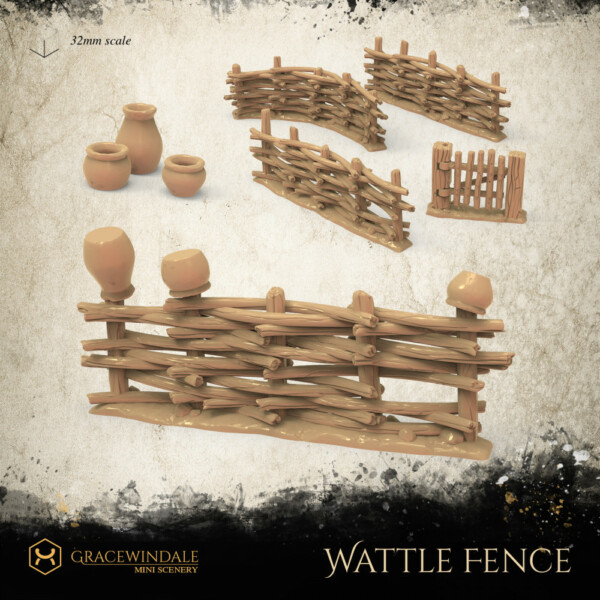Wattle fence by Gracewindale