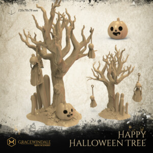 Happy Halloween Tree by Gracewindale
