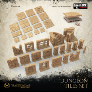 Dungeon Tiles Set by Gracewindale