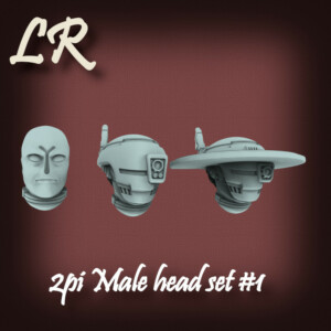 Male Head Set 1