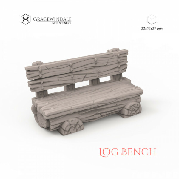 Log bench by Gracewindale