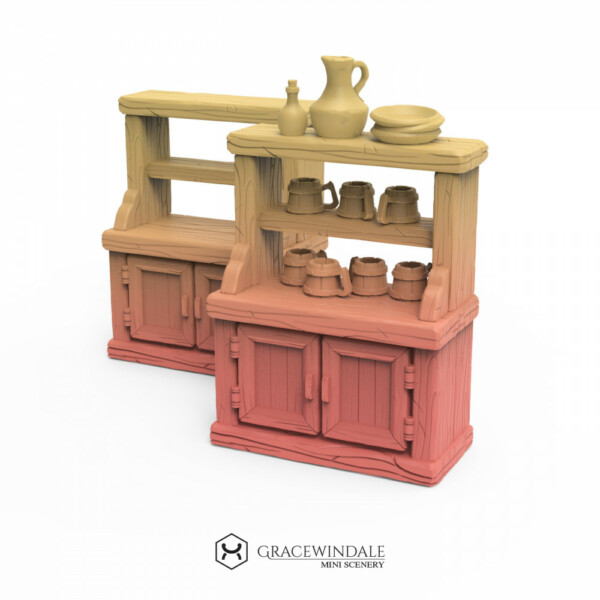 Tavern Furniture and Props set by Gracewindale