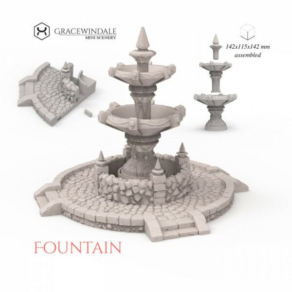Fountain by Gracewindale