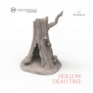 Hollow dead tree by Gracewindale
