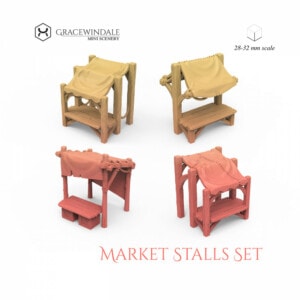 Market Stalls Set by Gracewindale