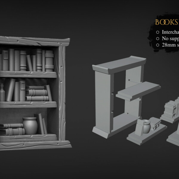 Bookshelf and Cupboard by Gracewindale