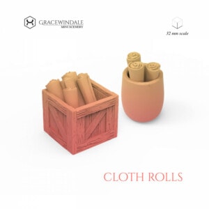 Rolls of Cloth or Maps by Gracewindale