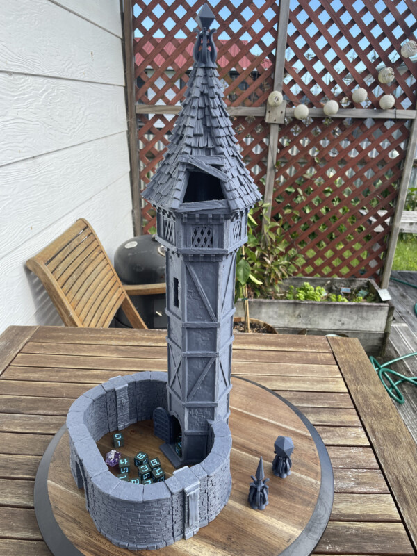 Dice tower by Gracewindale