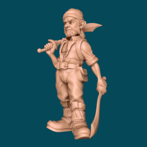 Dimble Baublegem, a barbarian garden gnome